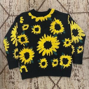 Sunflower Pattern Sweater
